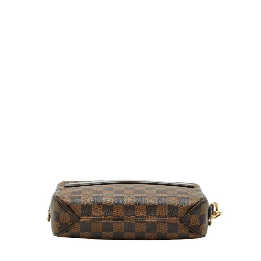 LOUIS VUITTON Authentic Brown Damier Leather Pochette Clutch Bag - Picture 3 of 11